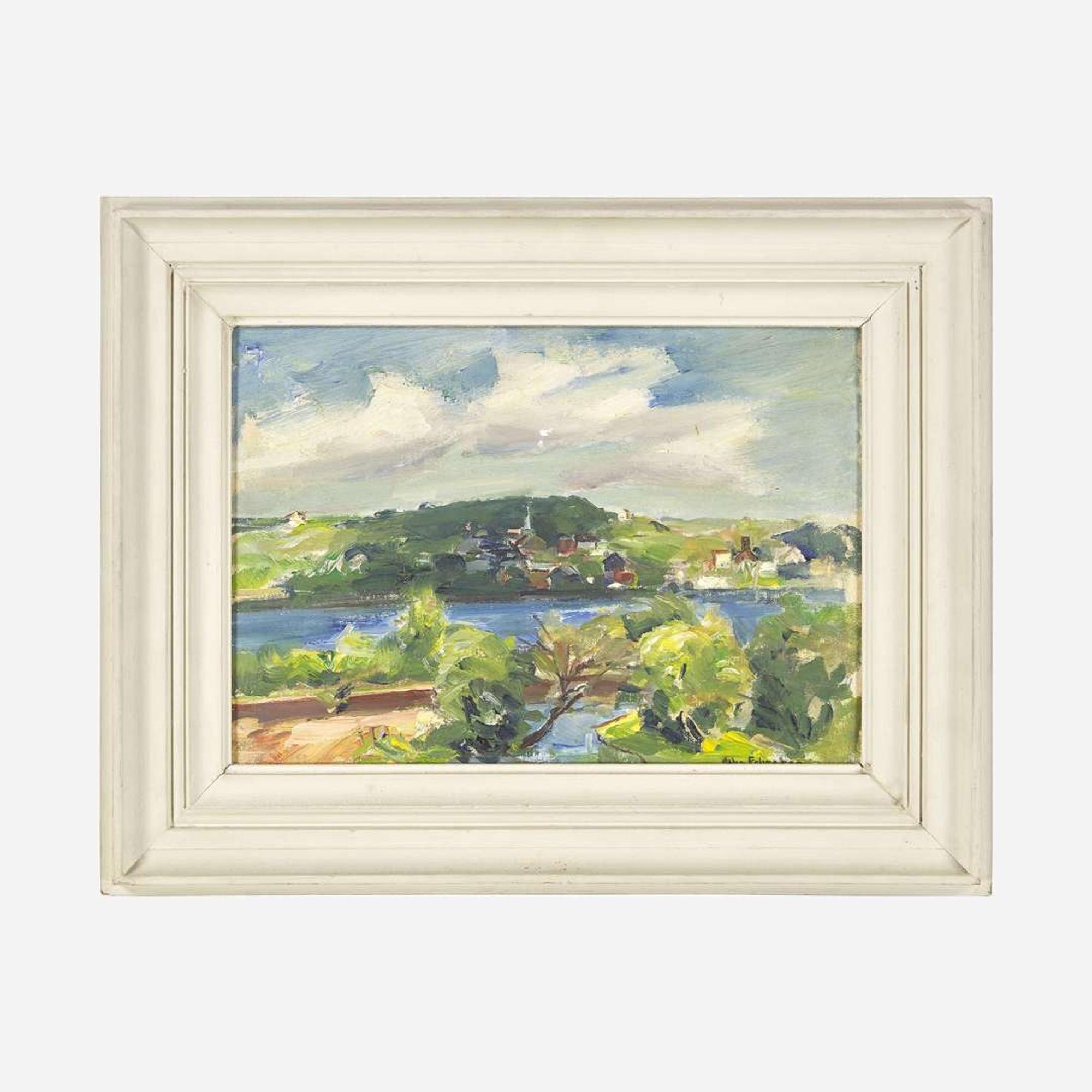 John Fulton Folinsbee (American, 1892–1972) New Hope from Lambertville