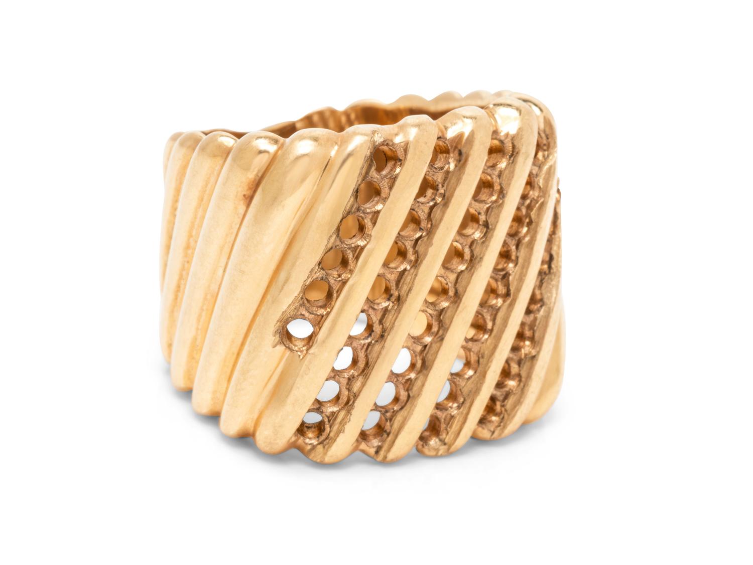An 18 Karat Yellow Gold Ring Mounting,