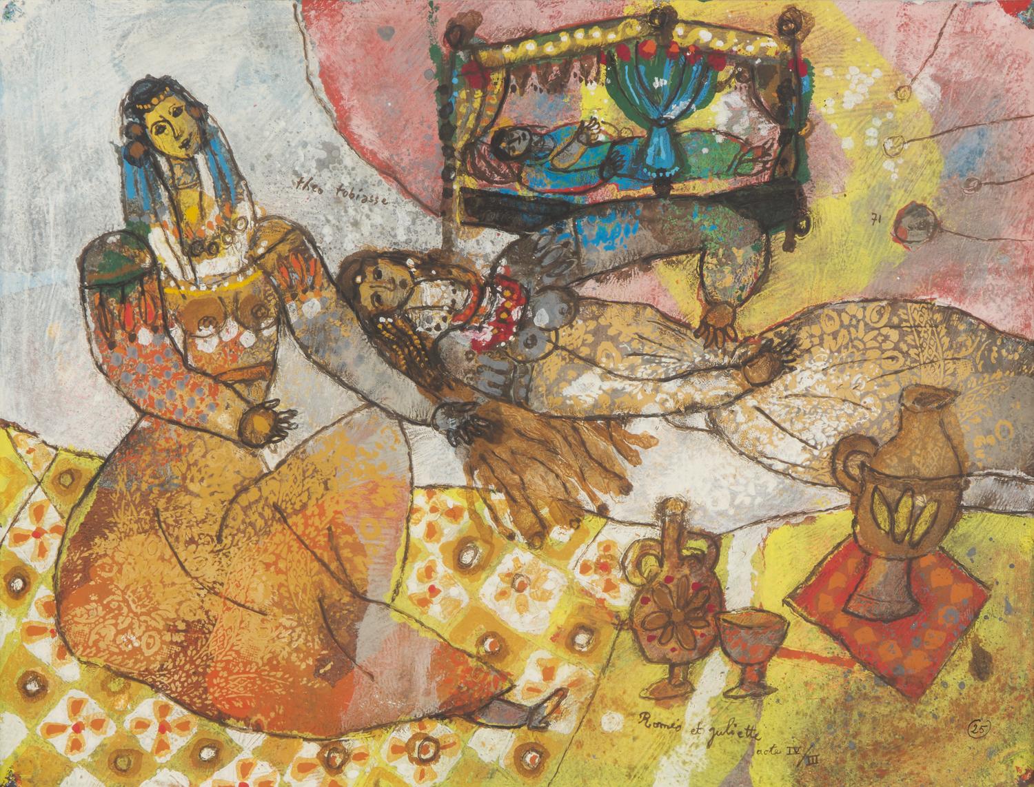 Théo Tobiasse (French, 1927–2012) — Roméo et Juliette (A Group of Three Works), 1971