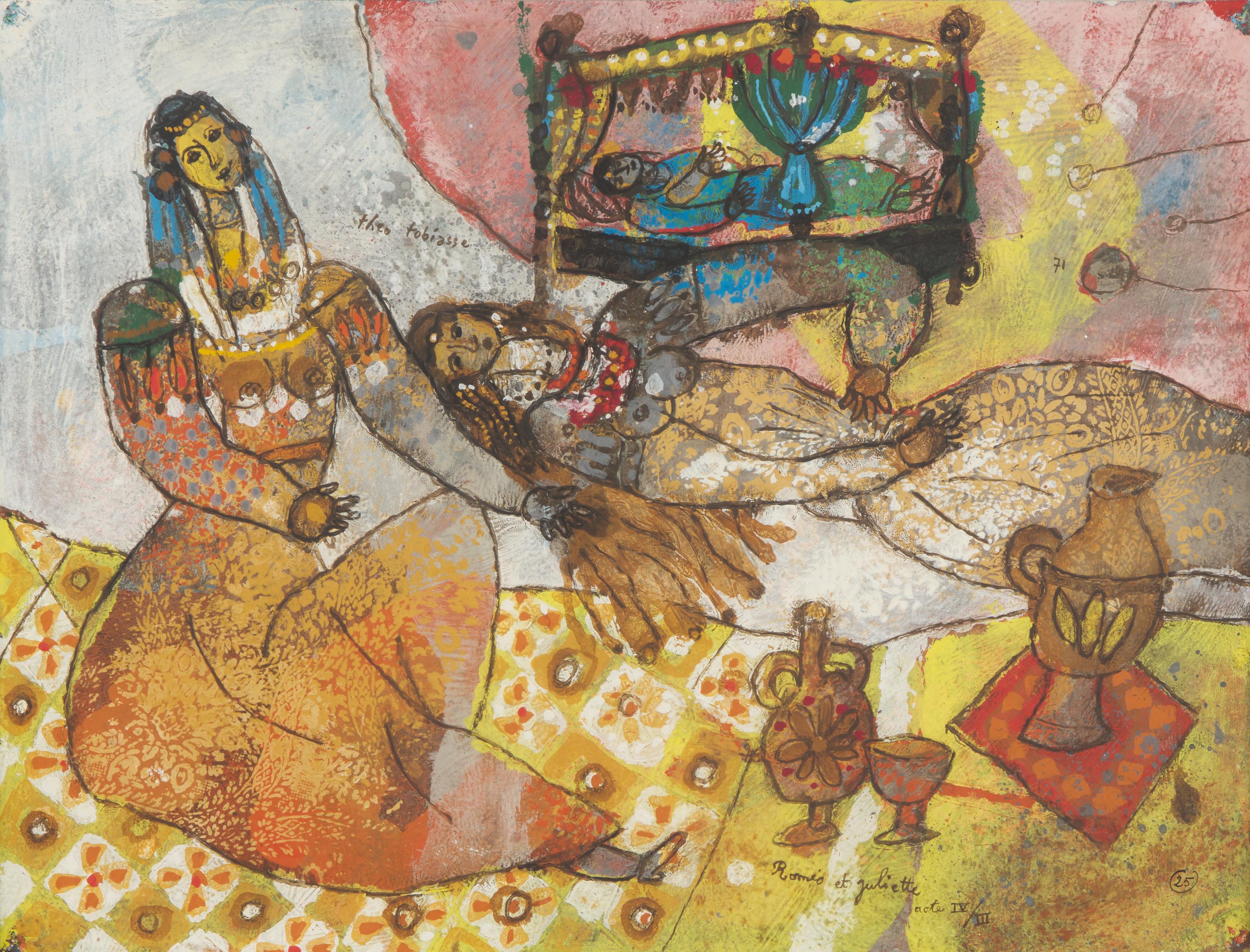 Théo Tobiasse (French, 1927–2012) — Roméo et Juliette (A Group of Three Works), 1971