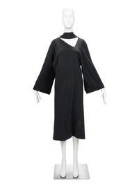 Halston "Single Seam" Black Dress, 1976