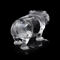 An Asprey and Co. Rock Crystal Hippopotamus
