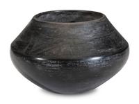 Blackware Pottery Jar, 1923-1925