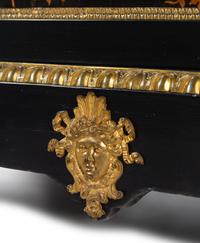 A Napoleon III Style Gilt Bronze Mounted Marquetry Cabinet