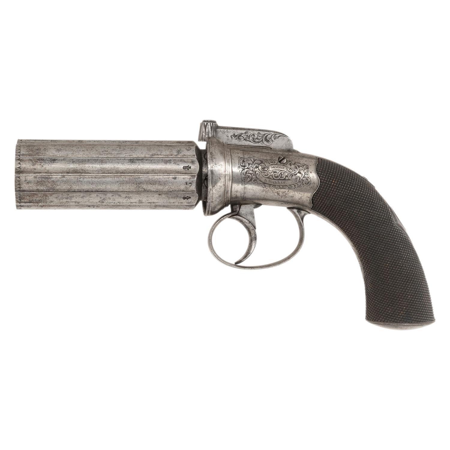 English Pepperbox by Moore & Harris