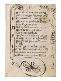 A collection of leaves from Psalter manuscripts, illuminated in Flanders in the first half of the thirteenth century, joined with a group of seventeenth- or eighteenth-century Psalter leaves drawn according to similar models