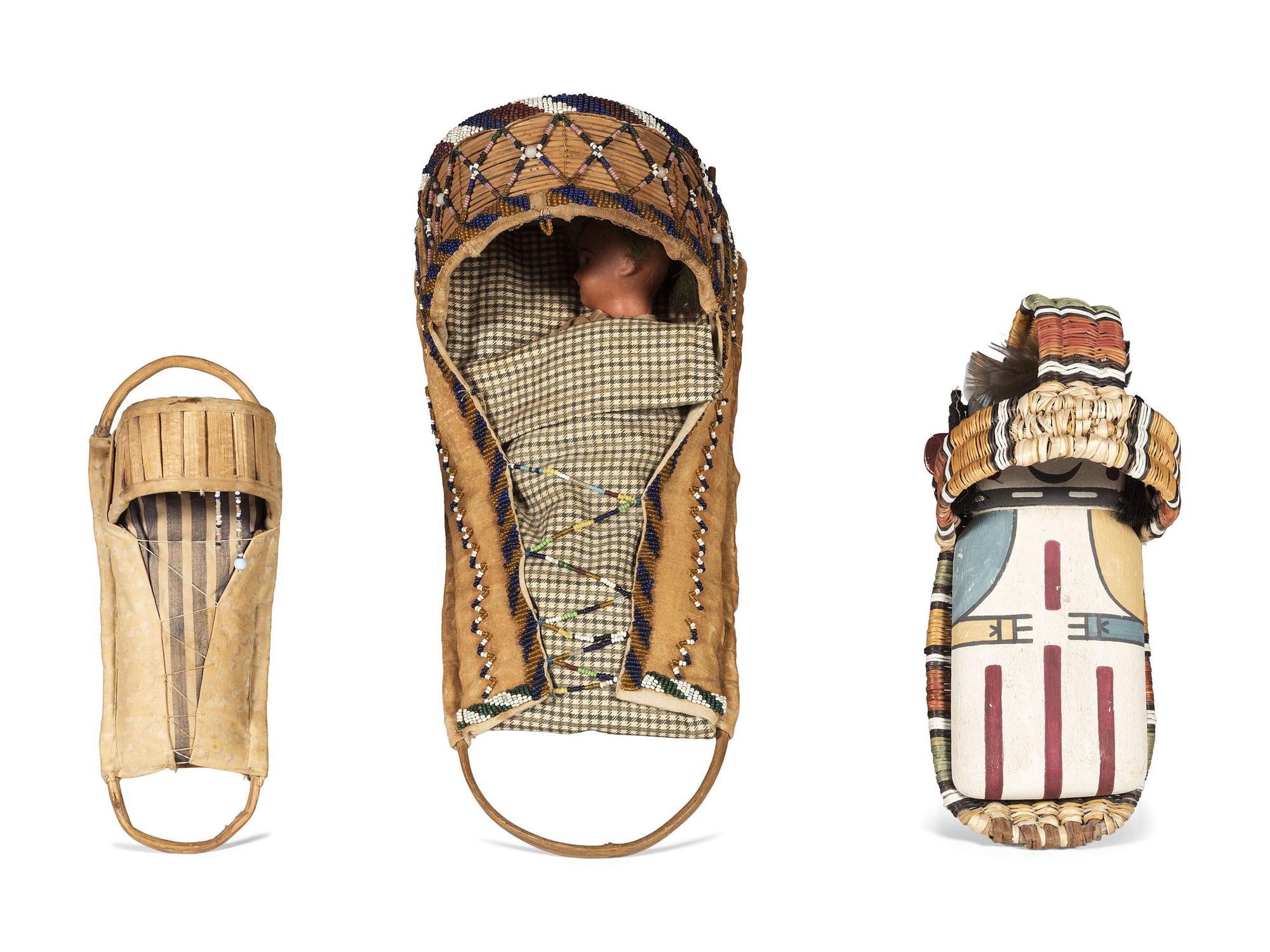 Apache and Hopi Doll Cradles