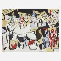 Vaclav Vytlacil (American, 1892-1984) Circus Scene