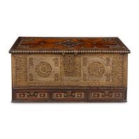 A Brass Mounted Teak Zanzibar Chest