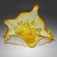 Mineral Yellow Persian Set with Red Lip Wraps , 1998