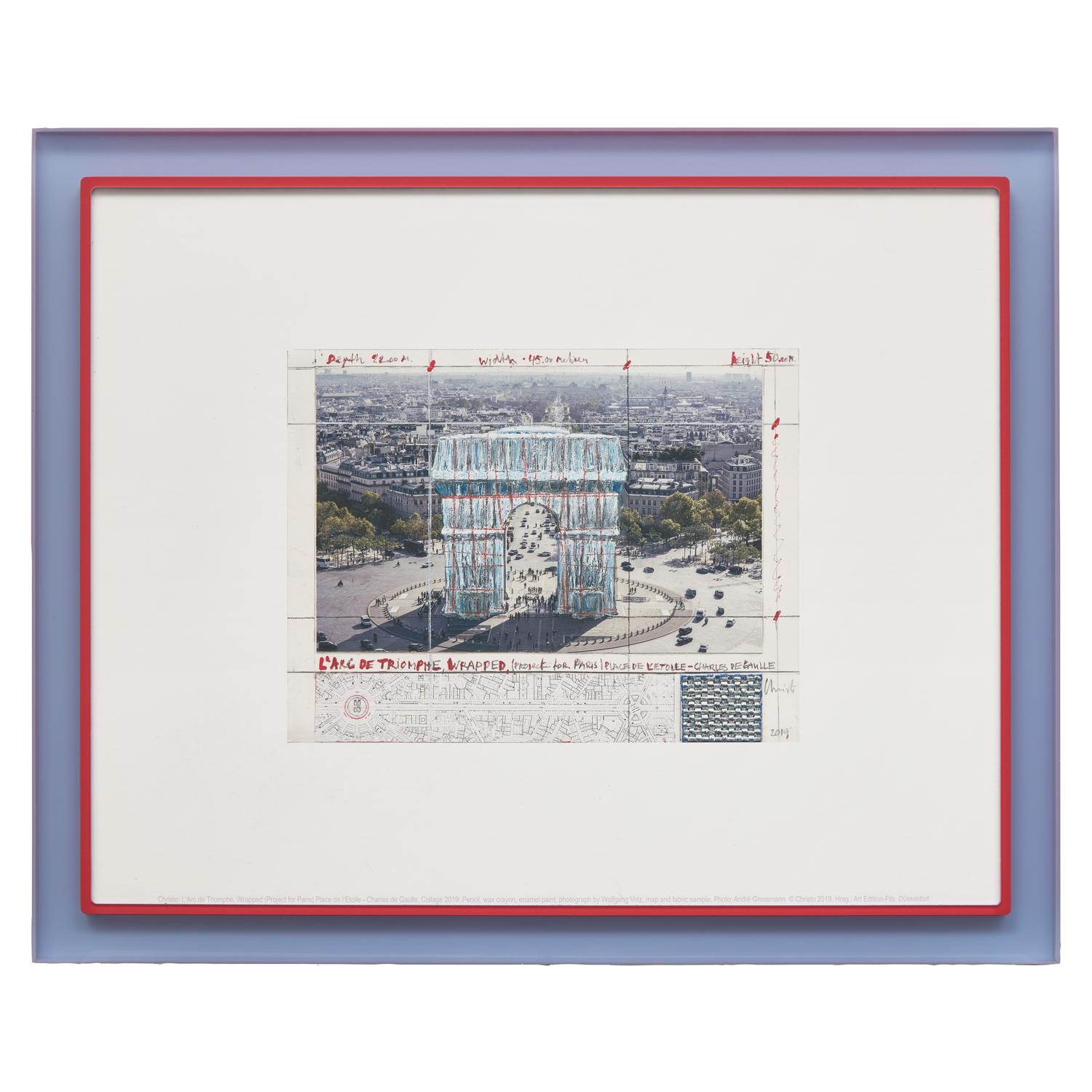 L’Arc de Triomphe, Wrapped (Project for Paris), 2019