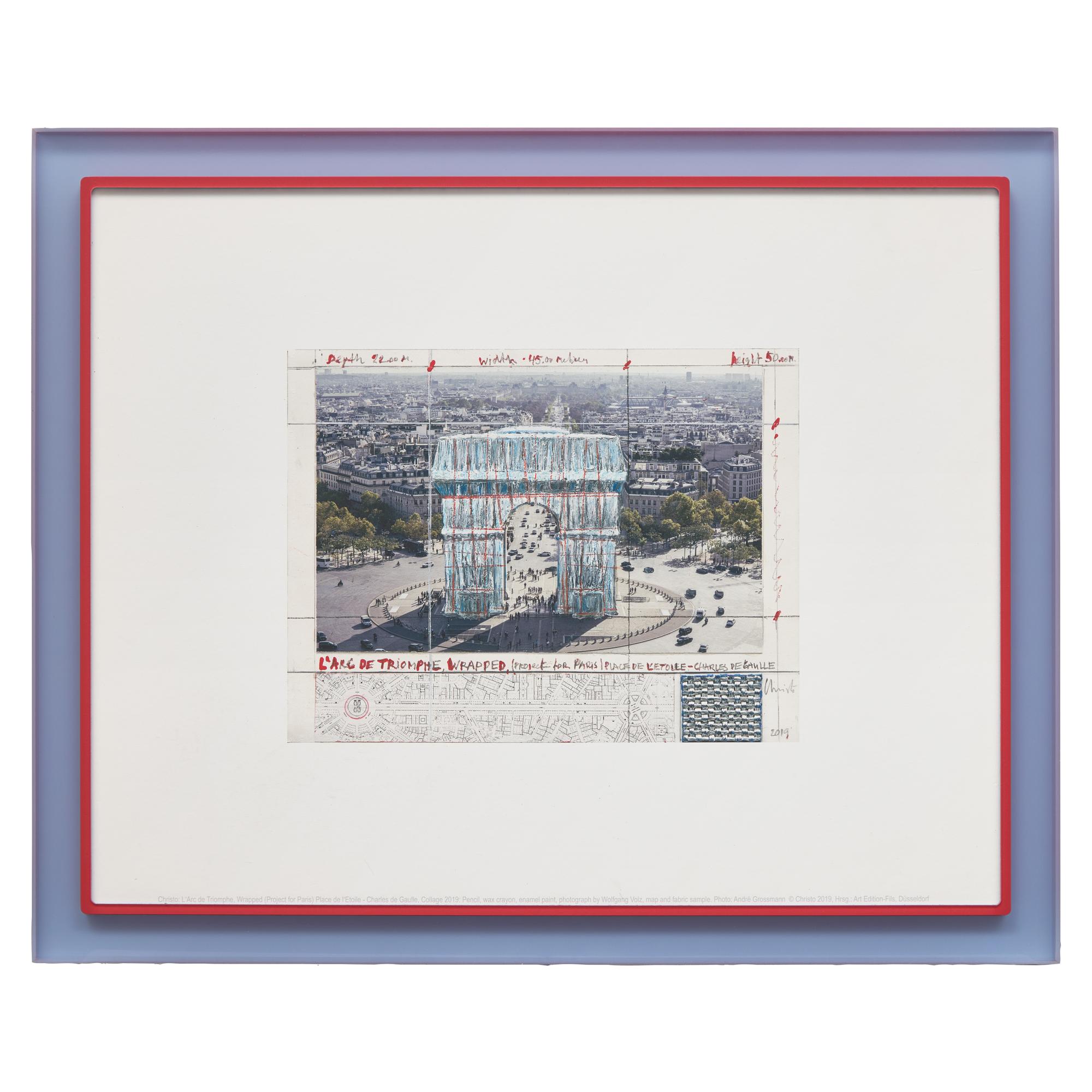 L’Arc de Triomphe, Wrapped (Project for Paris), 2019