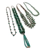 Pueblo-Style Turquoise Tab Necklaces