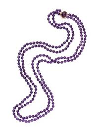 COLLECTION OF YELLOW GOLD AND AMETHYST JEWELRY