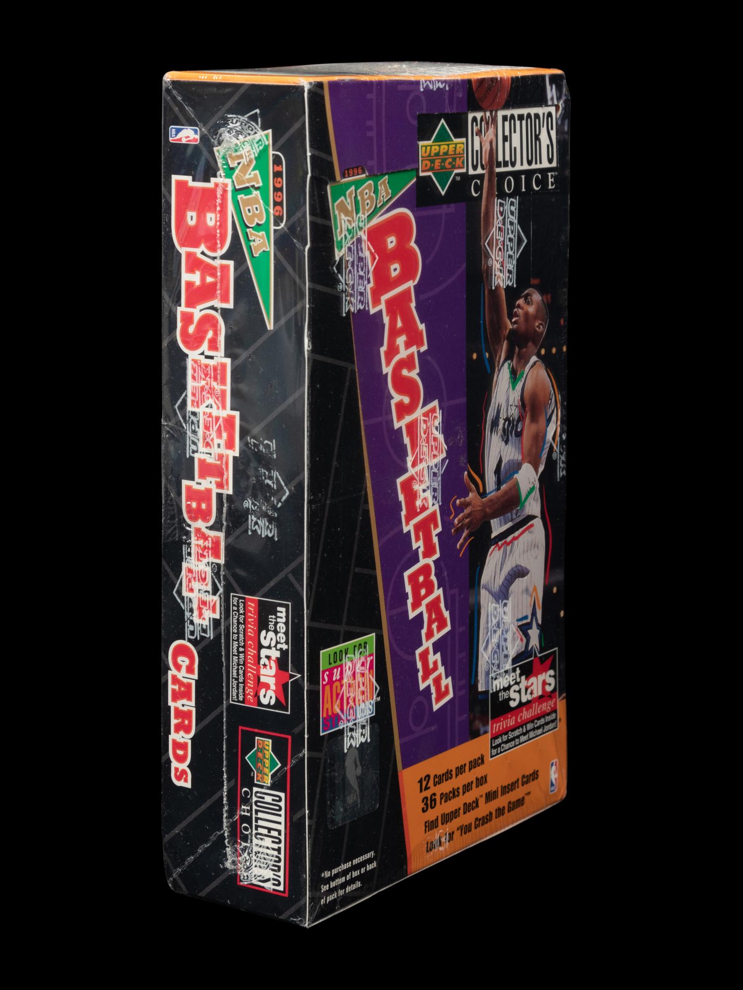 A Retail Box of 1996-97 Upper Deck Collector's Choice Series 1 Basketball Cards