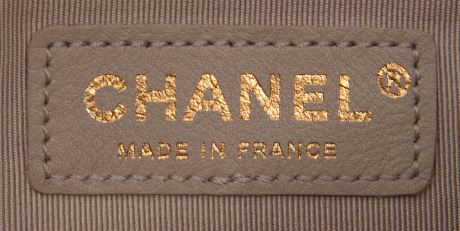 Chanel Studded Gold Flap Crossbody Bag, 2012-13