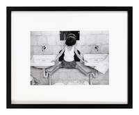 Ruth Orkin (1921-1985) Tirza on Sinks, Israel, 1951