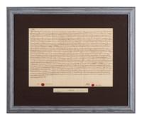 [NEW YORK]. Colonial-era manuscript indentures for property near Wall Street, 1694-1743.