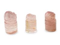 Nine Small Chinese Tourmaline Seals