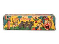 Six Tin Clown and Circus Toys
