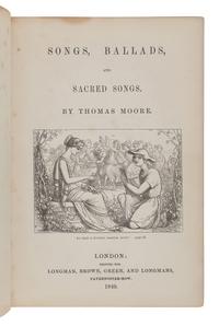 [FORE-EDGE PAINTINGS]. A group of 3 works containing fore-edge paintings, comprising: