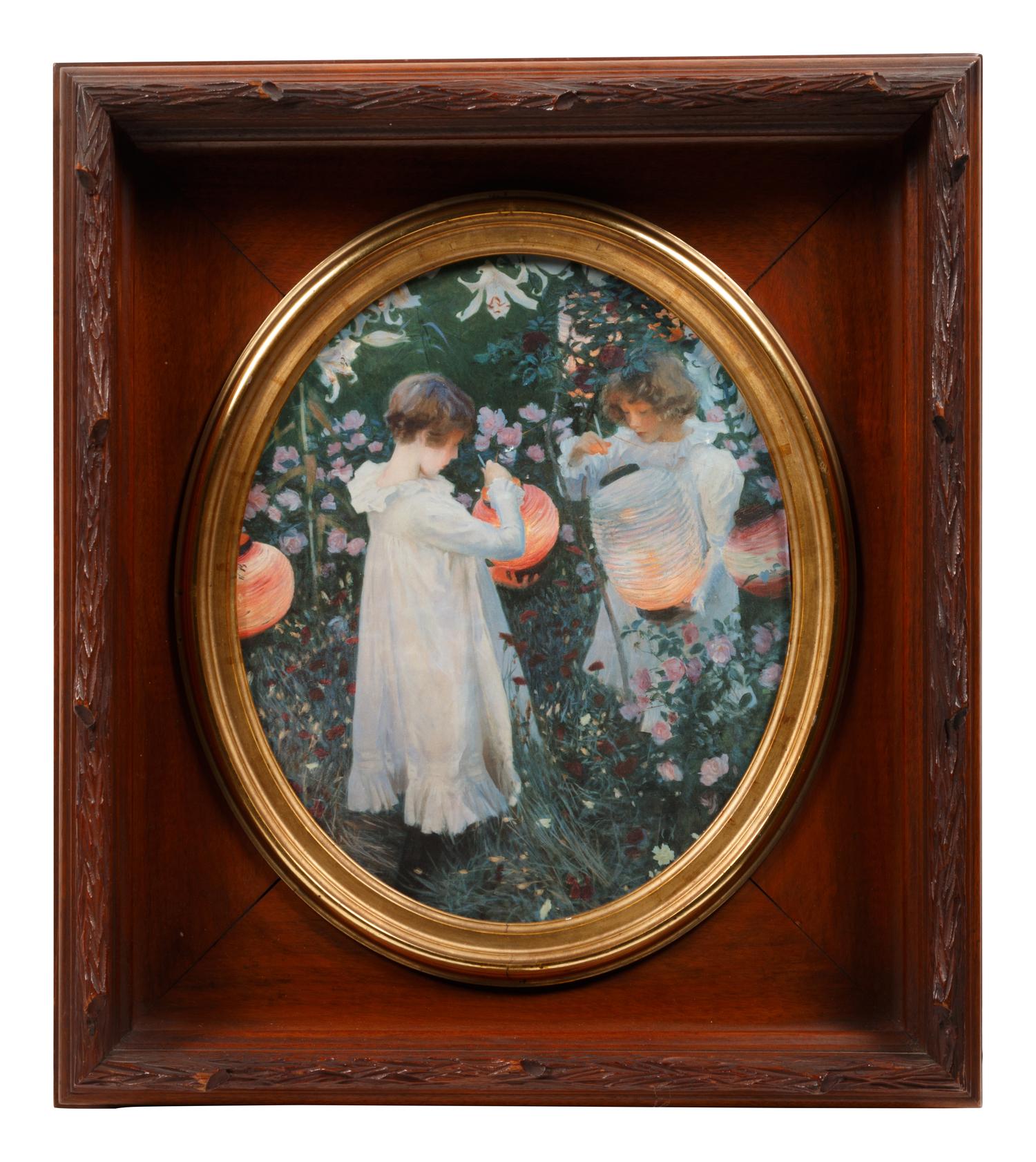 A Pair of Victorian Style Walnut Frames