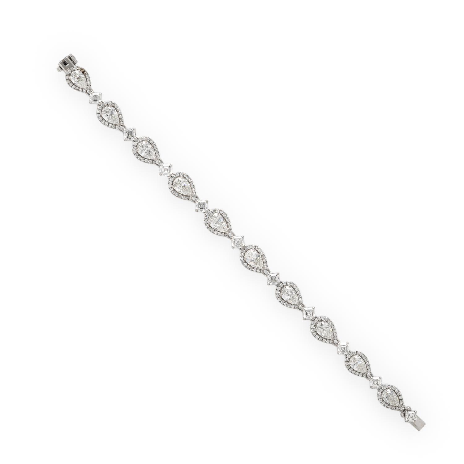 Diamond and Platinum Bracelet