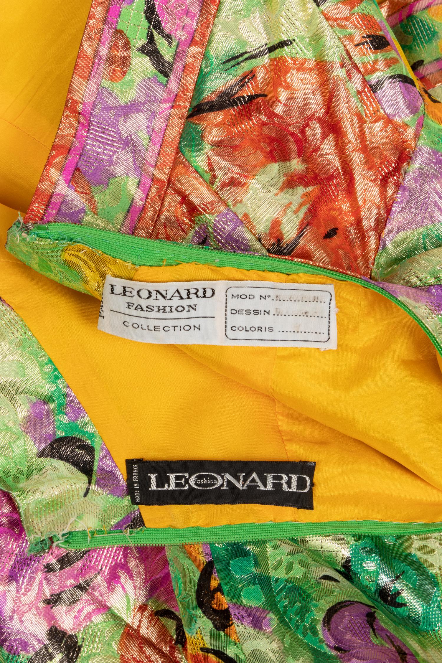 Leonard Strapless Dress, 1980s