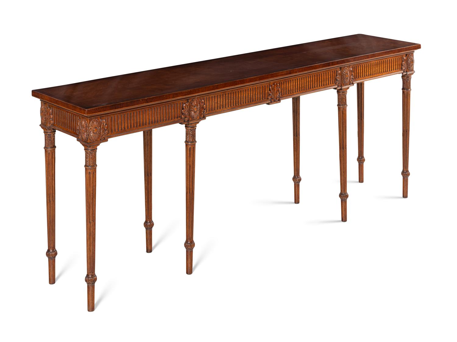 A Burton-Ching Ltd. George III Style Mahogany Serving Table