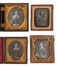 [EARLY PHOTOGRAPHY]. 20 sixth plate daguerreotypes of adolescent and teenage girls.