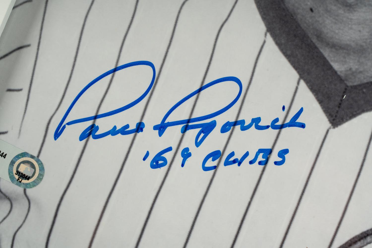 A Large Group of Chicago Cubs Memorabilia Featuring a Signed Kyle Schwarber Jersey