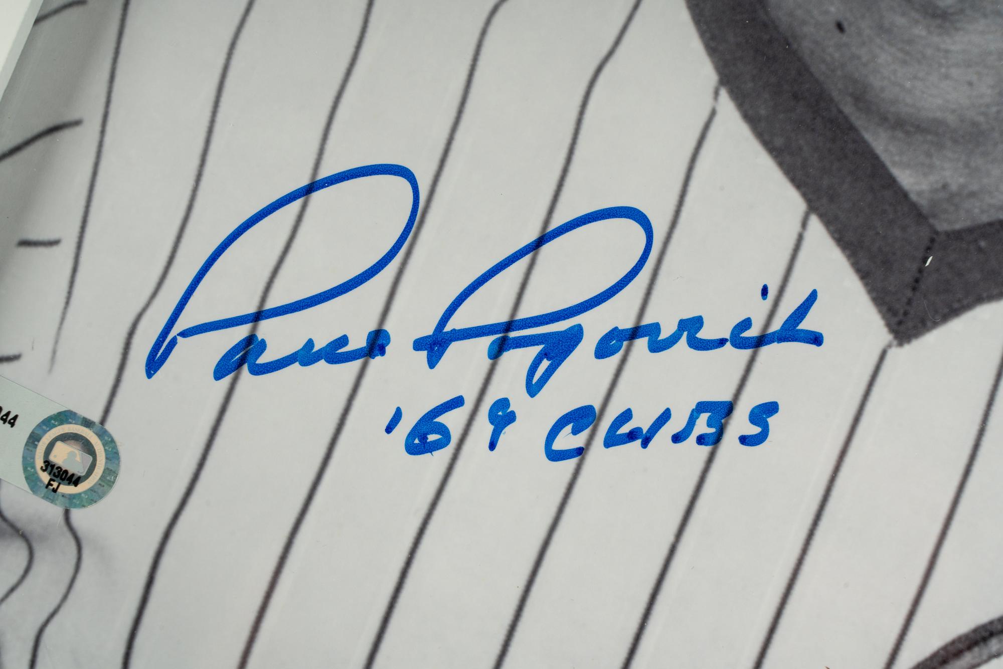 A Large Group of Chicago Cubs Memorabilia Featuring a Signed Kyle Schwarber Jersey