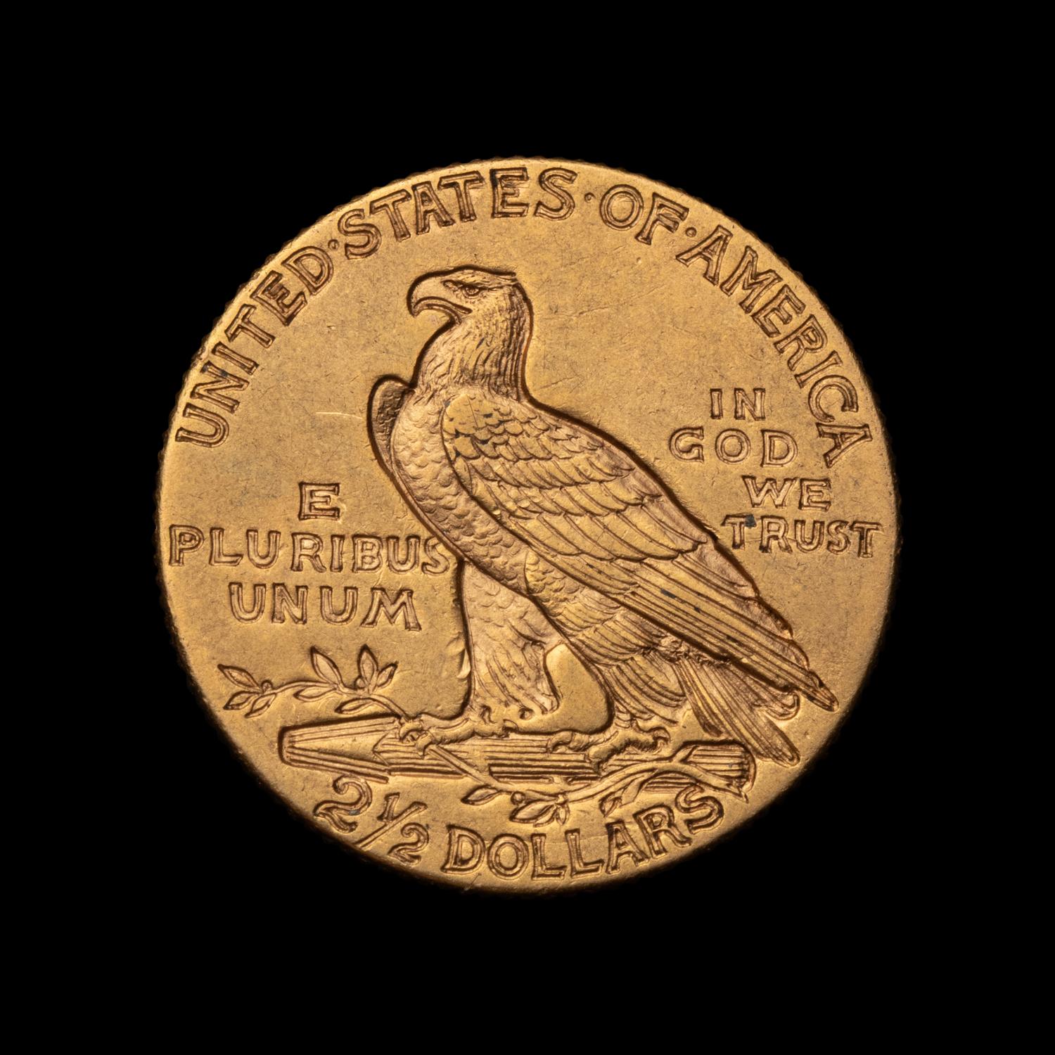 A 1909 Indian Head $2.50 Gold Coin