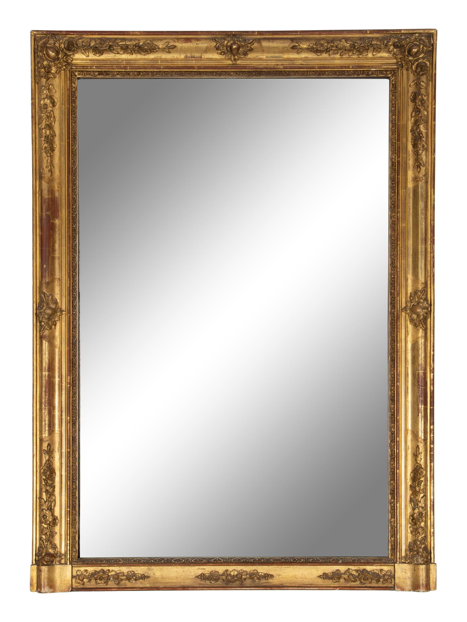 A Louis Philippe Giltwood Mirror