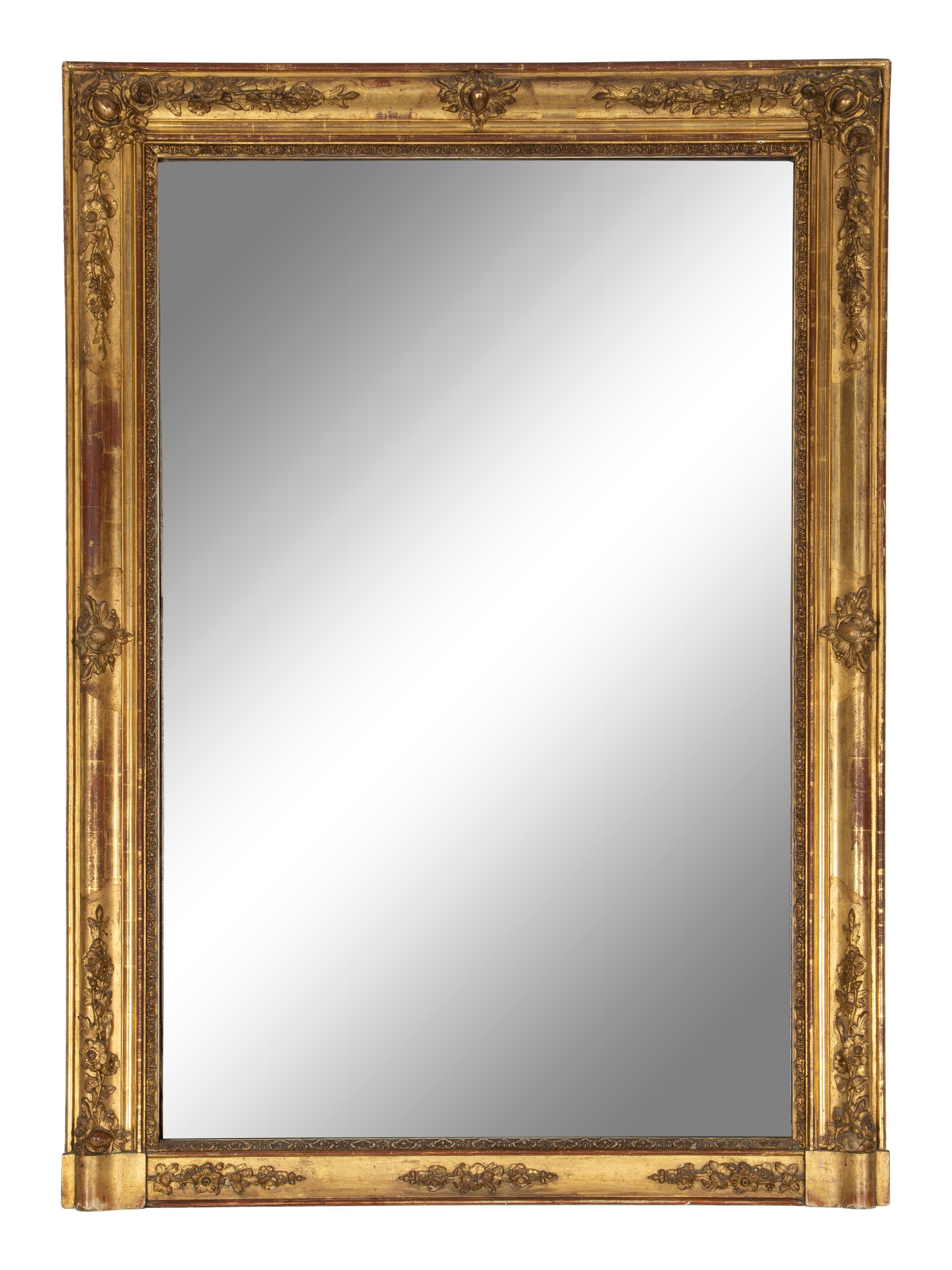 A Louis Philippe Giltwood Mirror