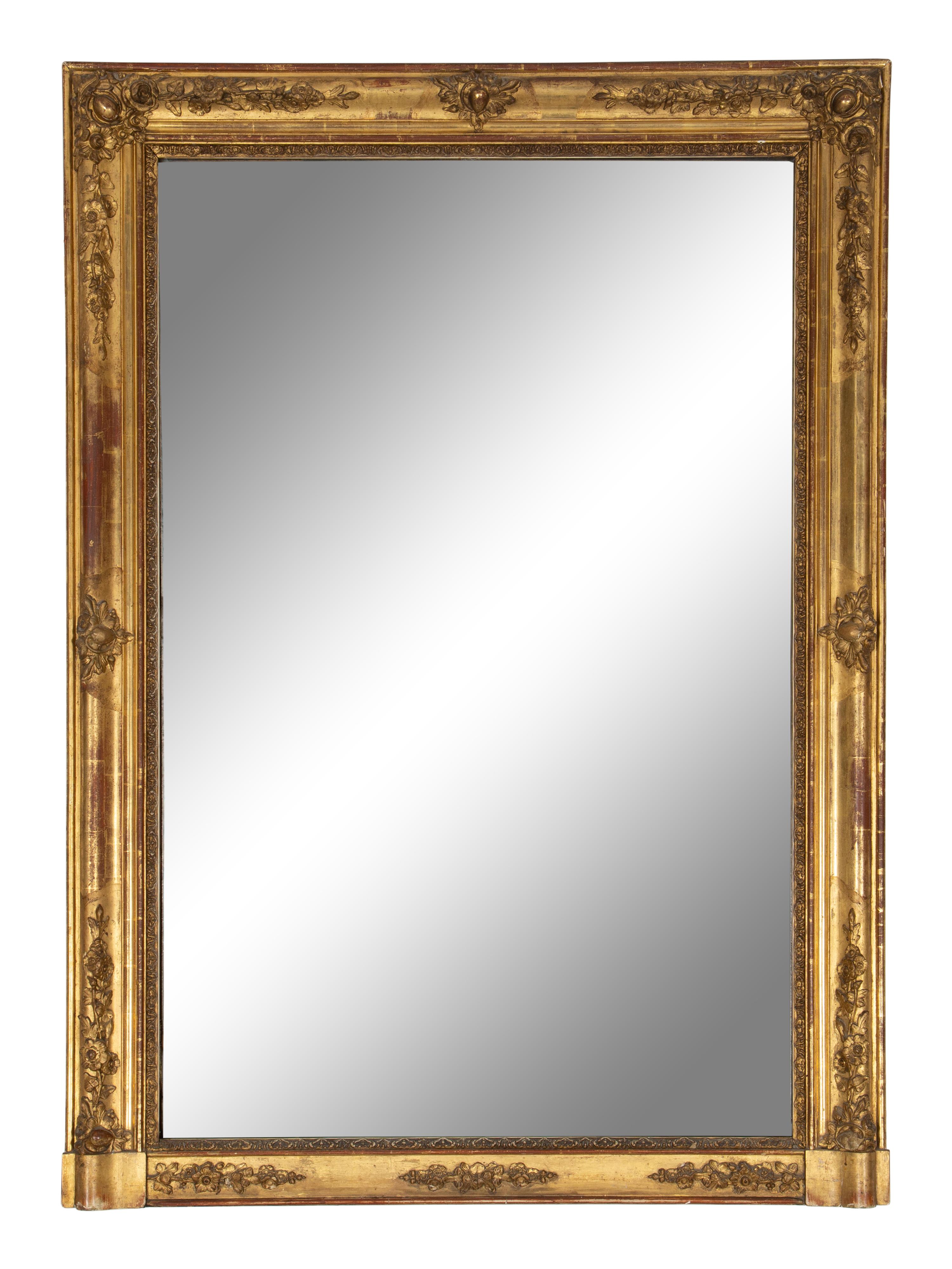 A Louis Philippe Giltwood Mirror