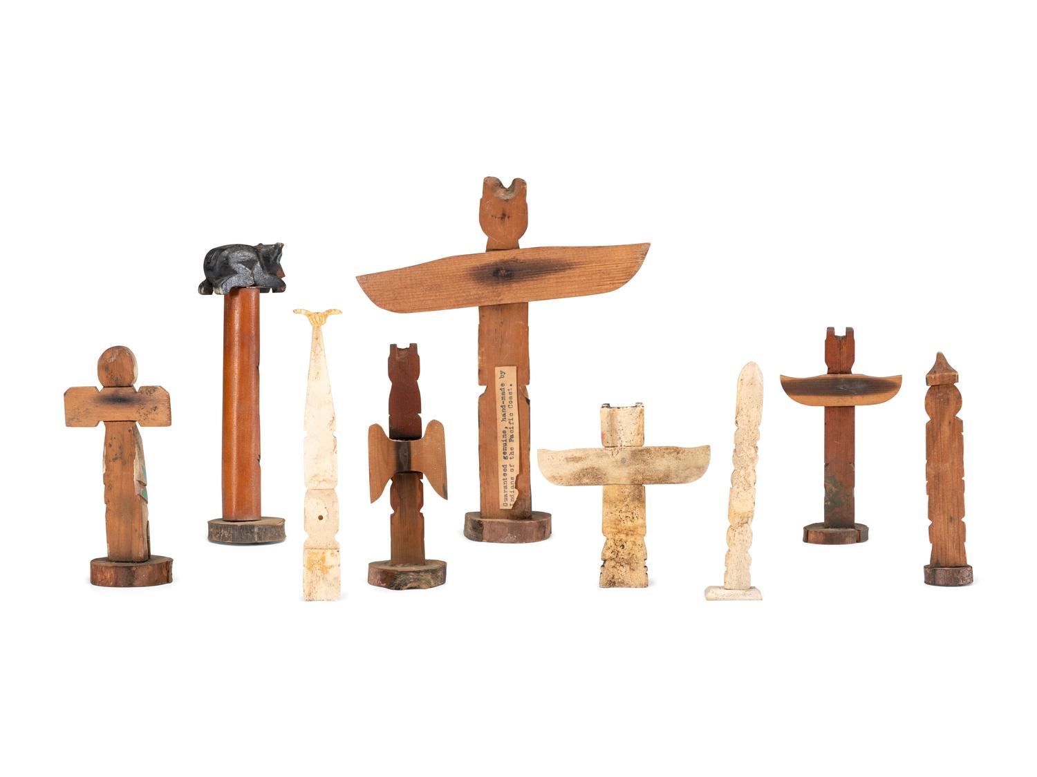 Miniature Souvenir Totem Poles