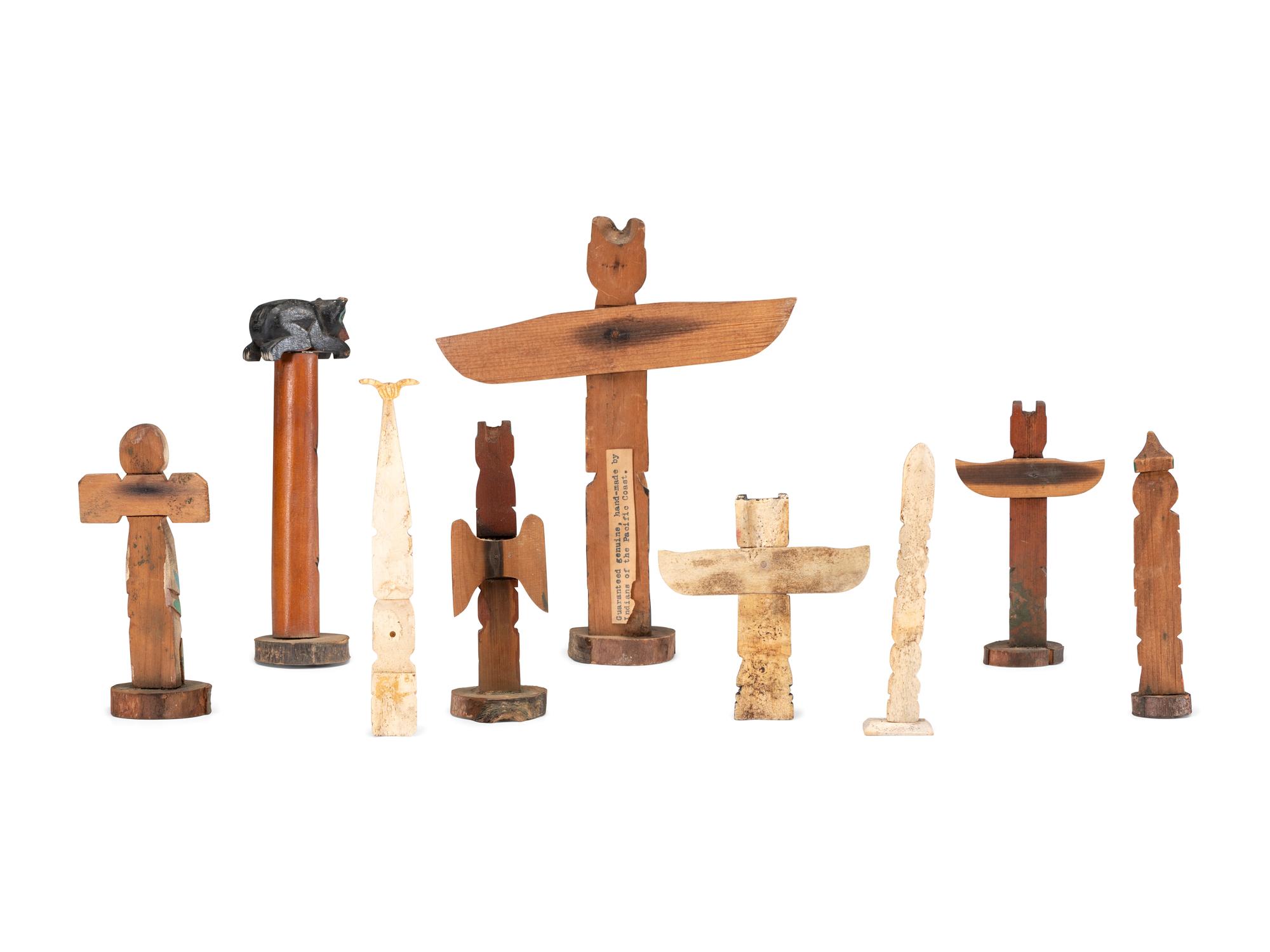 Miniature Souvenir Totem Poles