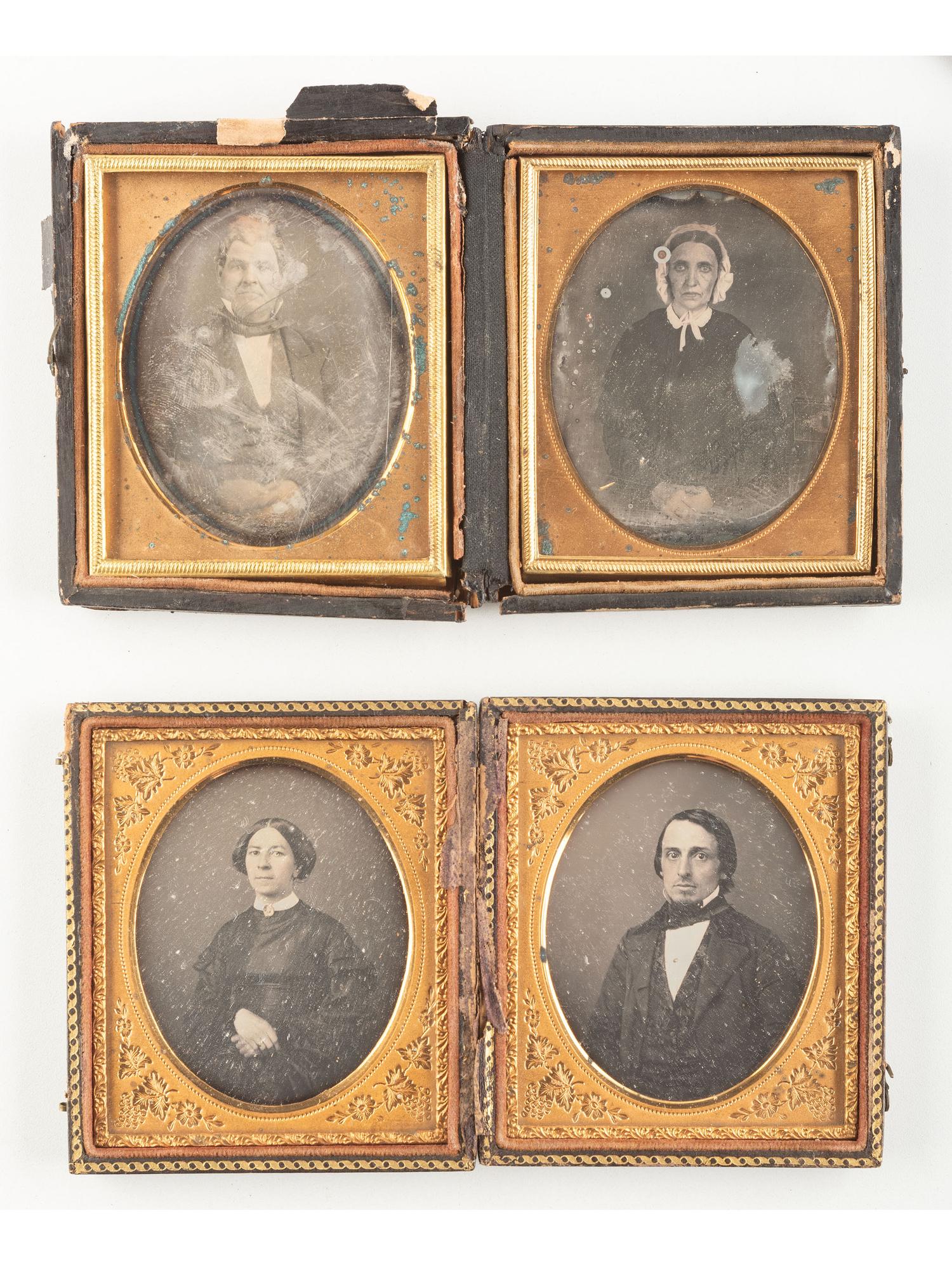 [EARLY PHOTOGRAPHY]. 19 pairs of sixth plate daguerreotype portraits of couples, 38 images in total.