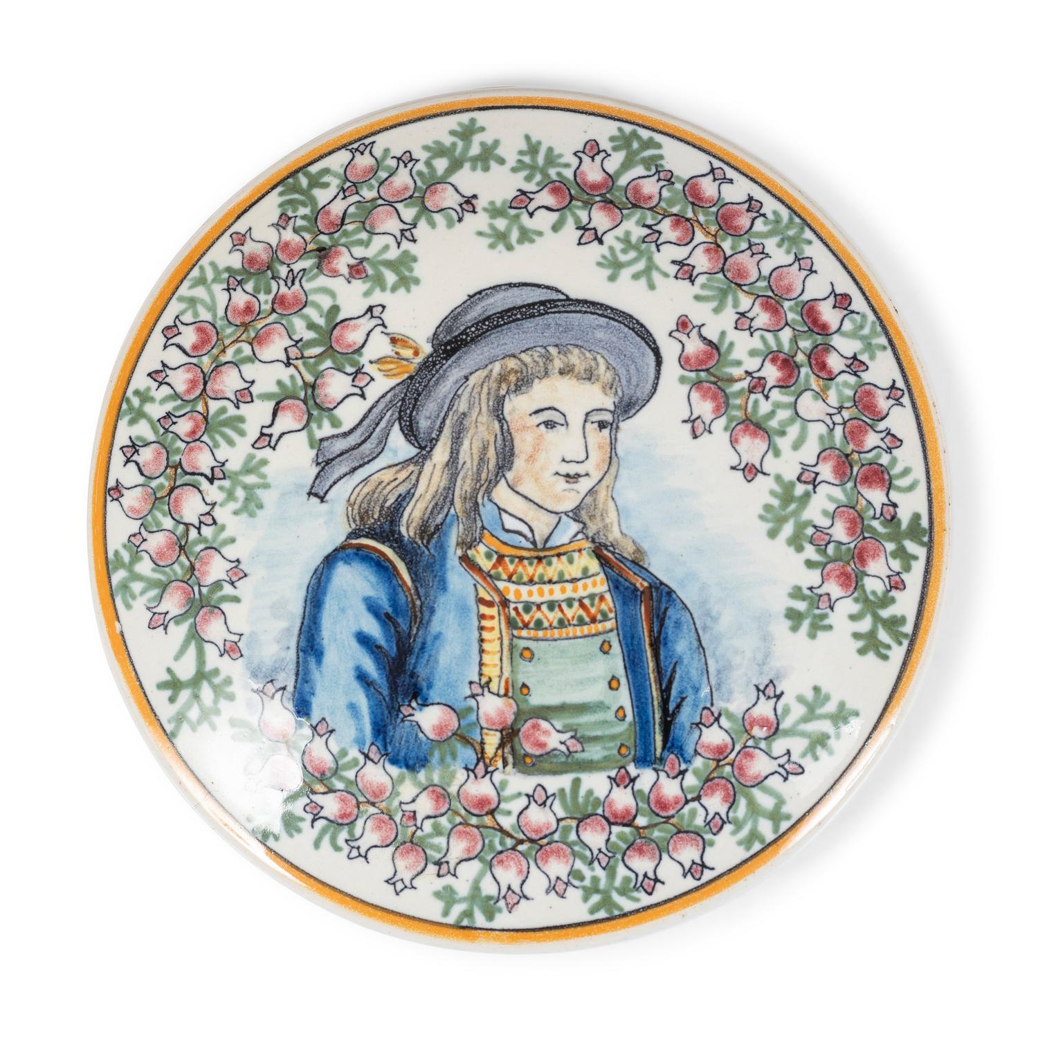 A Group of Quimper Faience Table Articles
