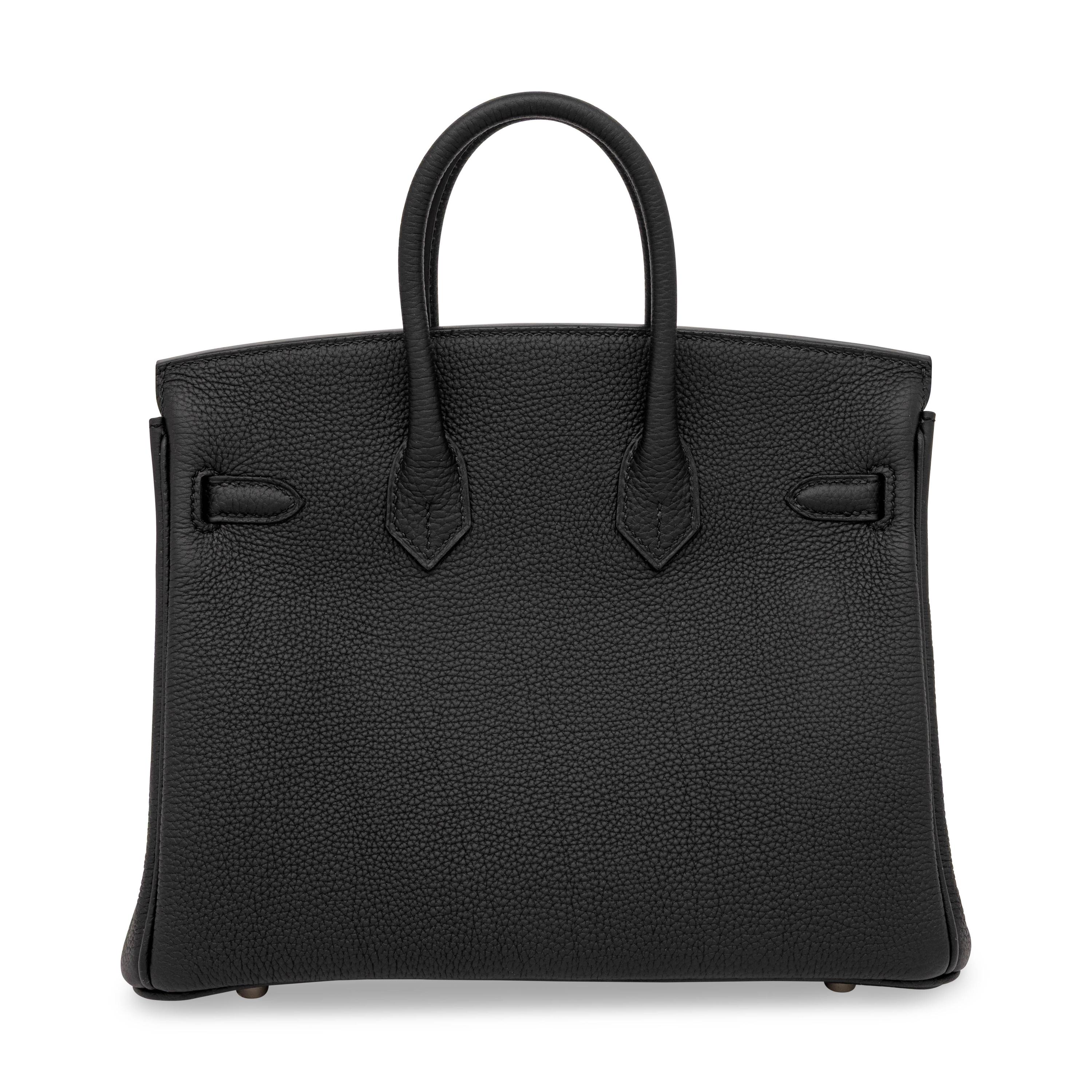 Hermès, Birkin 25 in Noir Togo, NWT and Box, 2025