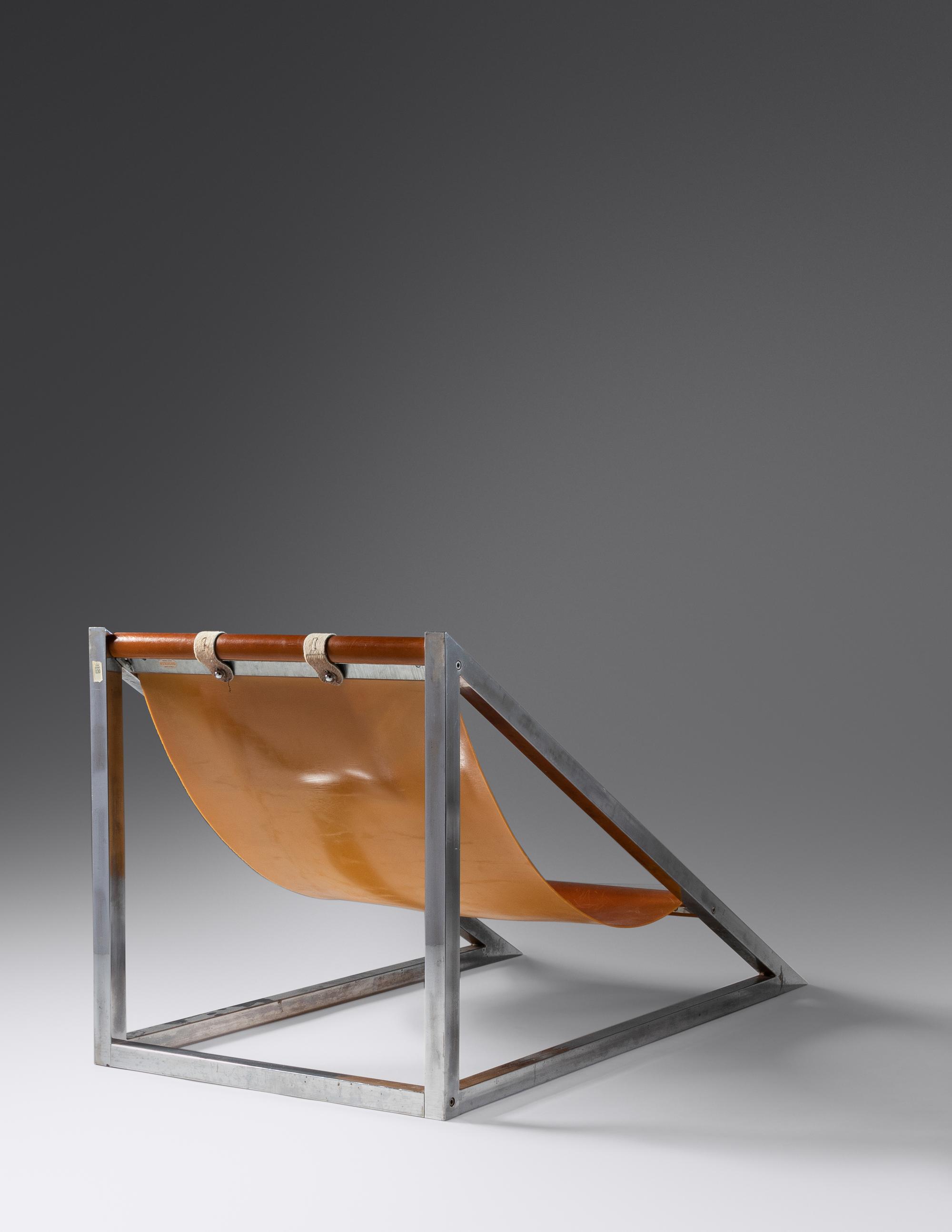 Mies Chair , c. 1969 Poltronova, distributed by Stendig, Italy