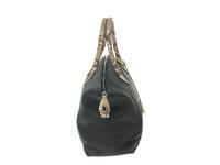 Louis Vuitton Lockit MM Bag with Python Trim