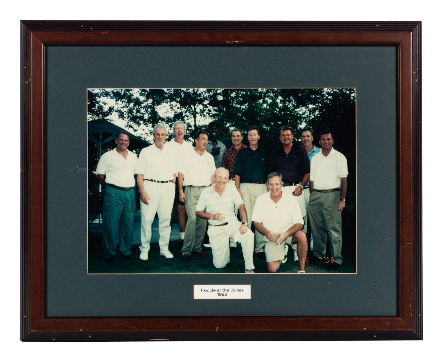 A Group of Five Photographs of Michael Jordan Formerly Displayed at Mike Ditka’s Restaurant