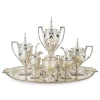 An American Silver Seven-Piece Tea and Coffee Service