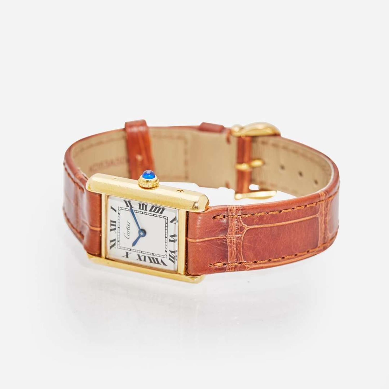 A Cartier Tank Watch