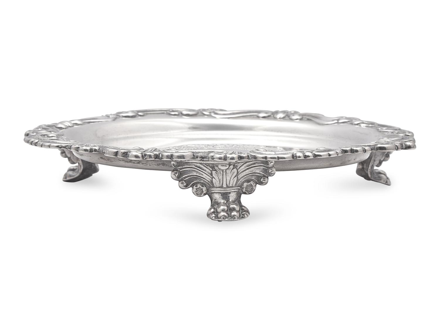 A Small Classical Silver Salver, Thomas Fletcher (1787-1866) & Sidney Gardiner (1787-1828), Active 1811-1827, Philadelphia, PA, Circa 1820s