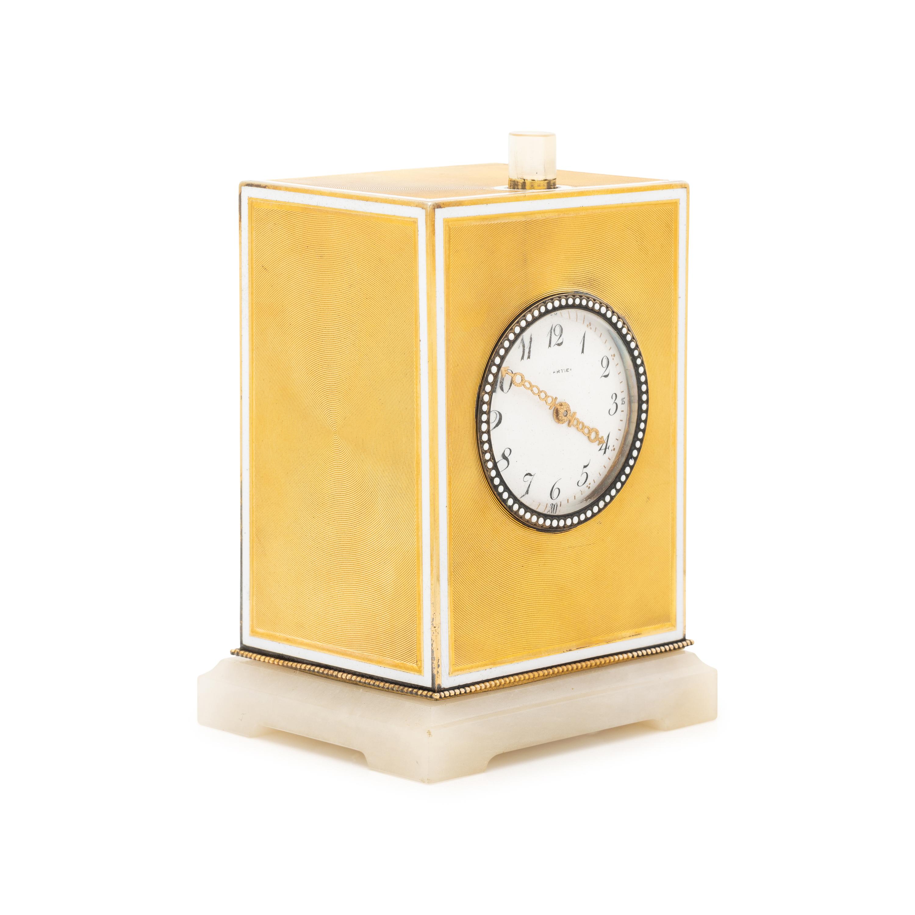 CARTIER, MINUTE REPEATER CARRIAGE CLOCK