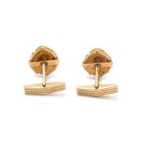 YELLOW GOLD AND RUBY LION CUFFLINKS