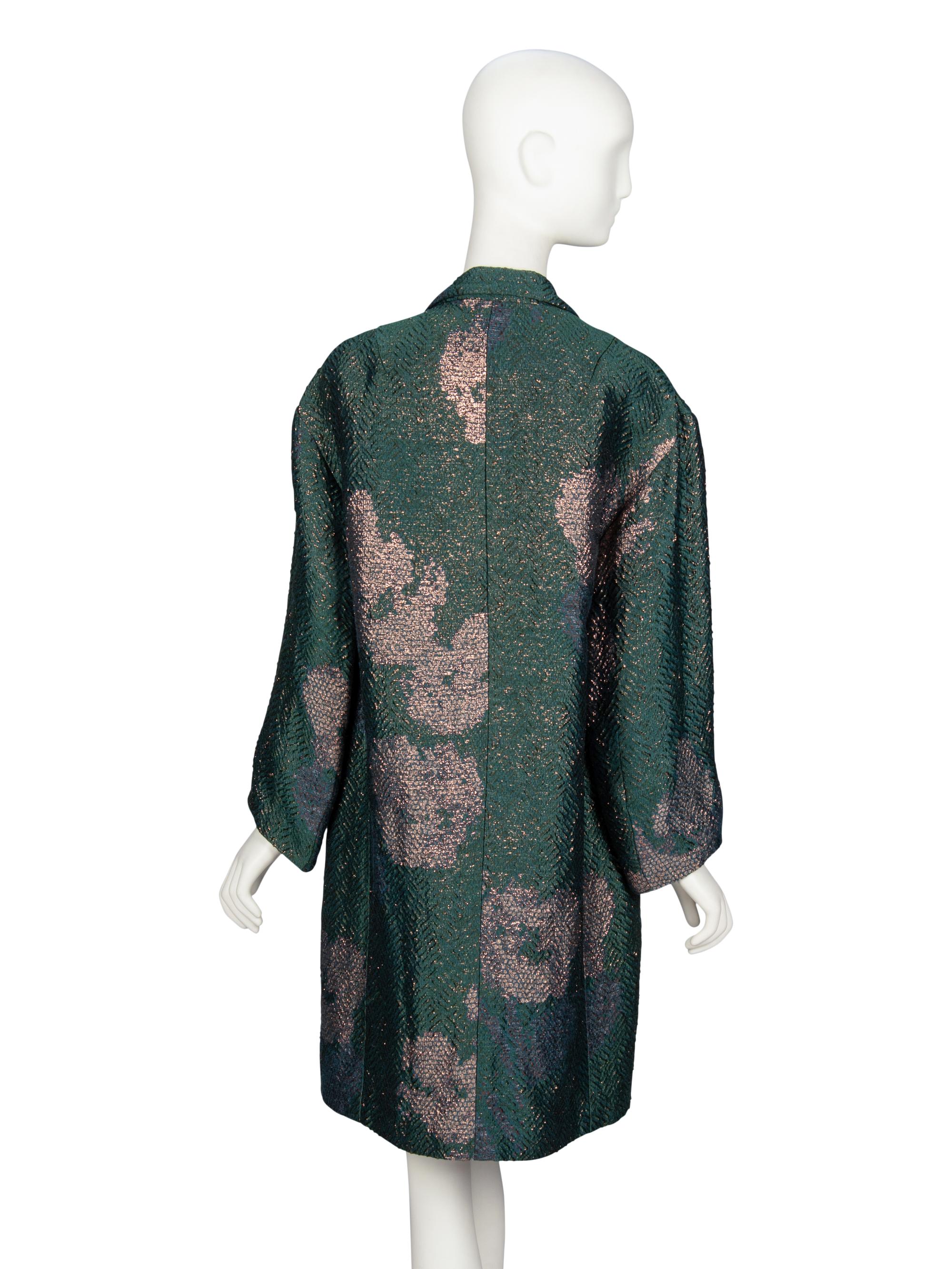 DRIES VAN NOTEN, BROCADE EVENING COAT